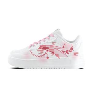 Легкие случайные граффити устойчивые к истиранию и скольжению кроссовки для скейтбординга Unisex ANTA, оранжевый синий