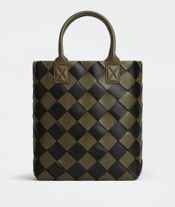 Сумка-шоппер Bottega Veneta, черный/горчичный