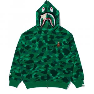 Толстовка Stray Kids FW25 унисекс A Bathing Ape, зеленый
