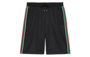 Шорты мужские Gucci Rear GG-print, черный