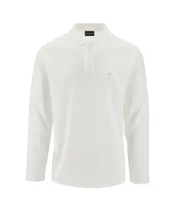 Поло стандартного кроя Emporio Armani, белый