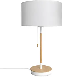 Лампа настольная Paco Home EK CA Uni Color, белый