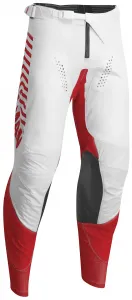 Брюки Hallman Differ Slice, белые/красные, размер 38 Thor, белый/красный