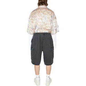 Acne Studios Короткие шорты Cargo мужские черные Moderate