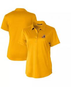Женское золотое поло Arizona State Sun Devils Vault Prospect Textured Stretch Cutter & Buck