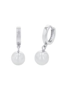 Amor Серьги-кольца из серебра 925 пробы с родиевым покрытием