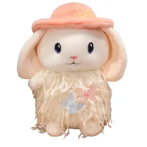 Плюшевая игрушка с ушками зайчика плюшевая кукла высота 30см Dolls and bears dance, белый