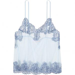 Сексуальная пижамная блузка Victoria's Secret женская кремово-голубая