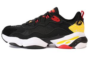 Кроссовки мужские низкие черные/желтые Peak