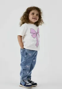 Джинсы прямого кроя nmfbella mom emb 3285be Name It, Medium Blue Denim