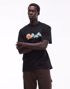 Свободная футболка черного цвета Carhartt Wip