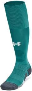 Under Armour Unisex UA Magnetico Grip Over-The-Calf Socks - носки с активируемым потом сцеплением, Coastal Teal/Pitch Gray/White - 722