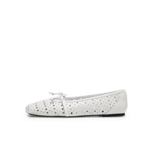 Туфли Genuine Leather Women's Casual Shoes Women's Lost In Echo, White