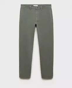 Мужские джинсы Regular Fit из хлопка Mango, зеленый