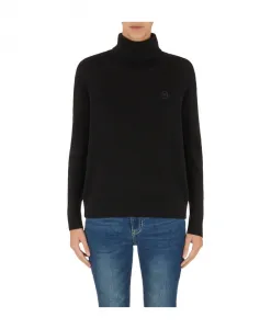 Мягкий свитер с V-образным вырезом Armani Exchange, черный