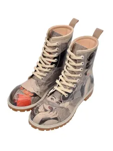 Сапоги на шнуровке DOGO "Женские ботинки Go Back to Be Yourself Vegan Женские ботинки / женские", Vegan, серый