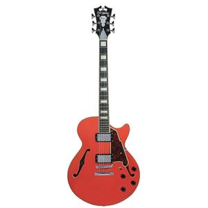 Электрогитара D'Angelico Premier SS Single-Cutaway Semi-Hollow Body Electric Guitar - Fiesta Red