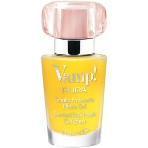 Куколка Вамп! Лак для ногтей с ароматным гелевым эффектом 109 Бриллиантовый Желтый Pupa Milano