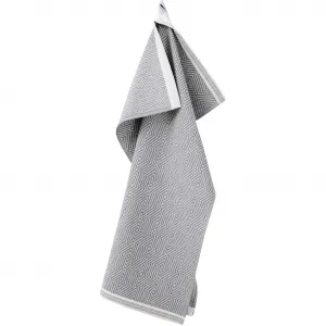 Полотенце для посуды Modern Kitchen Raute, из 100% хлопка, очень впитывающее. Полотенца с классическим ромбовидным узором, размер каждого полотенца примерно 50x70 см Framsohn Frottier, серый