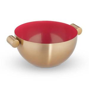 Сервировочная миска из нержавеющей стали Relaxdays, желтый