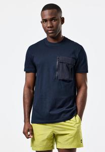 Базовая футболка TAKAJI PARACHUTE POCKET  Weekend Offender, темно-синий