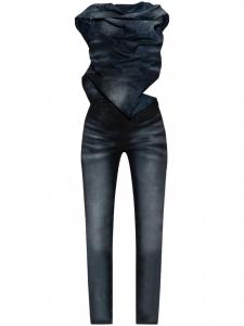 Комбинезон Diesel асимметричного дизайна, синий