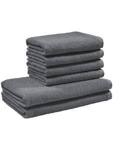 Redbest  Махровая ткань, легкий махровый комплект, 6 предметов, Oceanside, антрацитовый цвет