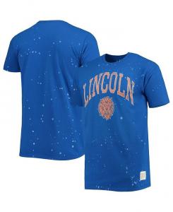 Мужская футболка Royal Lincoln Lions Bleach Splatter Original Retro Brand, синий