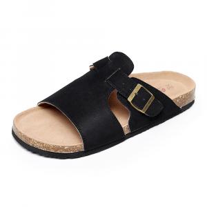 Тапочки-слайды мужские с противоскользящей подошвой Golofi, Black