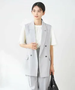 Можно стирать/Легкий уход/Защита от УФ-излучения/Приятная на ощупь/Быстросохнущий эластичный летний двусторонний жилет Avv, цвет Light Gray