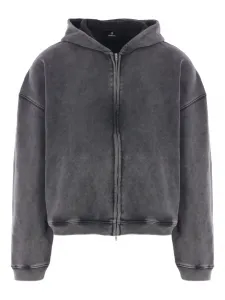 Худи на молнии Represent, серый