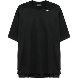 Футболка с коротким рукавом и круглым вырезом EMPORIO ARMANI, черный