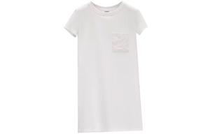 Платье женское Hermes с круглым вырезом, белый