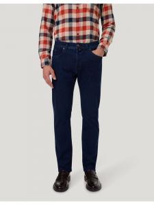 Pierre Cardin Джинсы Lyon темно-синего цвета с эффектом потертости