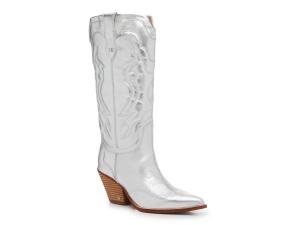 Ботинки Sam Edelman James Cowboy Boot, серебристый металлик