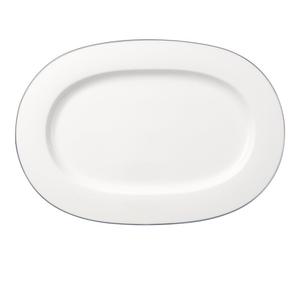 Блюдо Villeroy & Boch Anmut Platinum, 41,3х28,5 см, белый