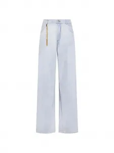 Джинсы с цепочками Seventy, синий