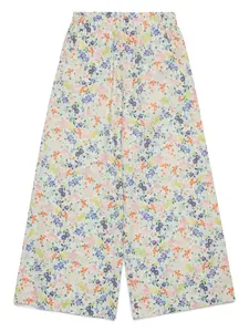 Брюки с цветочным принтом MAX&Co. Kids, нейтральный