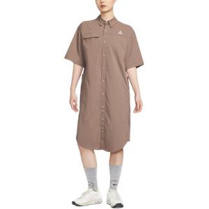 Женское платье 'Orb Weaver' Dri FIT Adv с защитой от ультрафиолета Nike, хаки