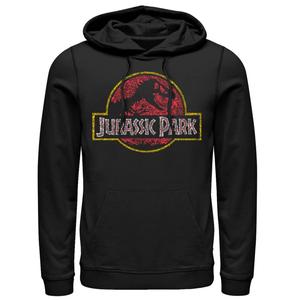 Мужская классическая толстовка с логотипом «Парк Юрского периода» Fossil Build Up, Black Licensed Character, черный