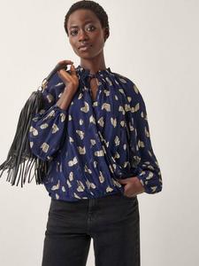 Блузка Angela Leaf Monsoon, Navy