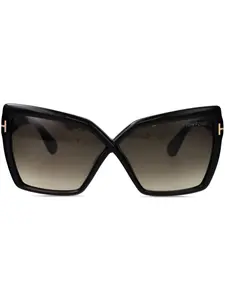 Солнцезащитные очки Fiore TOM FORD Eyewear, коричневый