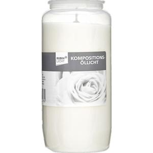 Композиция масляная лампа №7 белая RUBIN LICHT, 1 шт.