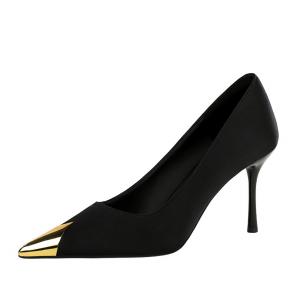 YAFEI XUANYU Тонкие каблуки на шпильке для женщин черные, цвет Black