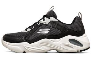 Кроссовки Stamina Airy Chunky женские низкие, черные/белые Skechers