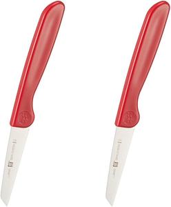 Кухонный нож Zwilling 1002669 38041070, 70 мм, красный (упаковка из 2 шт.)