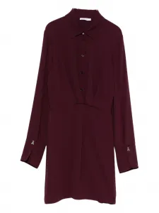 Платье-рубашка с длинными рукавами Patrizia Pepe, фиолетовый