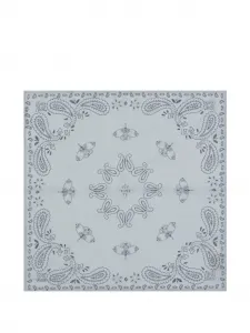 Шарф с узором "пейсли" и бабочками Eleventy Kids, синий