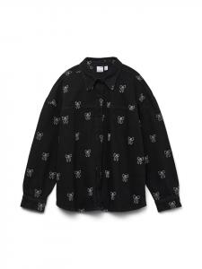 Рубашка Vero Moda, черный деним