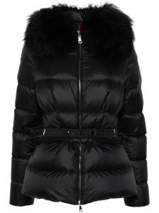 Moncler пуховик Boed с капюшоном, черный